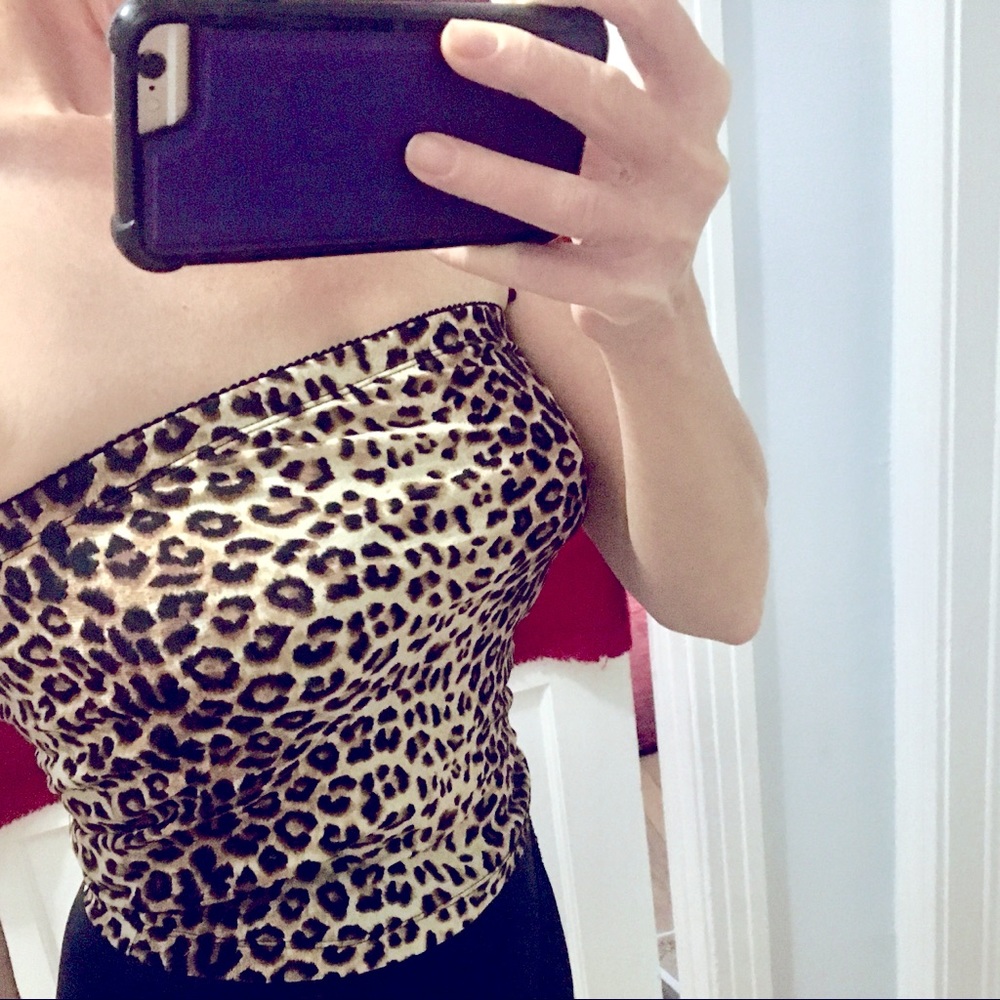 Vintage Leopard top from Guess